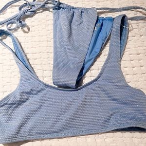 Frankie’s Bikini Set - Shimmer Baby Blue